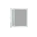 EasyMaxx Moskitonetz  14308 , weiß , Kunststoff,Aluminium , Maße (cm): B: 115 H: 135