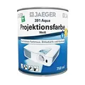 Jaeger Aqua Projektionsfarbe Leinwandfarbe weiss, wasserverdünnbar (750 ml, weiss tuffmatt (ca. RAL 9016))
