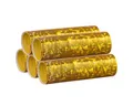 Party Marty Luftschlange Luftschlangen 'Holografisch' 4m / 5 Rollen, Gold