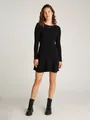 Tommy Jeans Strickkleid TJW F&F CABLE SWEATER DRESS mit Zopfmuster
