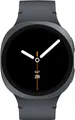 Samsung Galaxy Watch8 - 40 mm - Carbon-Schwarz - intelligente Uhr mit Sportband - Gummi - Graphit - Bandgröße: S/M - Anzeige 3.4 cm (1.34") (SM-L325FDAADBT)