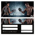 100 Geschenkgutscheine (Fitness-708) Gutscheine Kraftsport Fitnessstudio Sport
