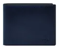 FOSSIL Derrick Bifold With Flip ID Geldbörse Insignia Blue dunkelblau Neu