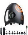 OutdoorMaster Shark 2S 88,8Wh SUP Pumpe Elektrisch mit Akku für 6 SUPs Aufblasen und Entleeren, 20PSI Stand Up Paddle Elektrische Pumpe 12V/15,8V DC & Typ-C Eingang, Auto-Off & 8 Düsen für Aufblasbare