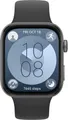 Watch Fit 3 (Solo-B09S) (schwarz, Fluorelastomer-Armband in schwarz)