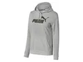 PUMA Damen Hoodie mit verstellbarer Kapuze (Grau, S)