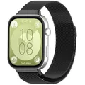 Milanese Metal Watch Arm Band mit Magnetverschluss Huawei Watch Fit 3 - Schwarz