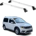 Dachträger Grundtäger für VW Caddy Alltrack 2015-2019 5 tür 100kg Alu Silber ABE
