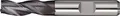 Bohrnutenfräser DIN 844 TypN D.5mm HSS-Co8 TiCN Weldon Z.3 lang TECWERK