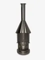 FIRESTAR Gartenkamin DN 550 Swing 3. Generation Edelstahl gebürstet Grillkamin