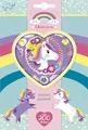 Unicorn Stickerbuch - Gestalte zauberhafte Einhornwelten mit 400 verschiedenen Motiven wie Einhörnern, Diamanten und Buchstabenstickern, für Scrapbooking und Bastelarbeiten