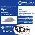 Für OPEL Movano C Kasten/Bus Typ U9 12.2021-jetzt AHK abn. +7pol sp. E-Satz TOP
