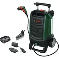 Bosch Home & Garden Akku-Druckreiniger Fontus 18V, Druck max: 20 bar, inkl. Akku und Ladegerät grün