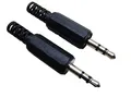 2 x 3-polig 3,5 mm stereo Klinkenstecker zum Löten Hobby-Aux-Stecker maltronic