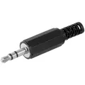 Klinken-Stecker 3,5mm Stereo mit Knickschutz