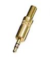 10x Klinken Stecker - 3,5 mm - Stereo - vergoldet - Profiware