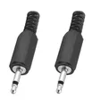 2x Klinkenstecker 3,5mm - Kopfhörer Stecker MONO