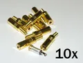10x Klinkenkupplungen 3,5 stereo Klinke Klinken Kupplung zum Löten . vergoldet