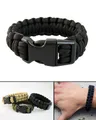 Para Armband 22mm Kst.Verschl. schwarz, Camping, Outdoor, Seil    -NEU-