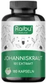 Johanniskraut Kapseln 180 St, Mit Natürliches Hypericin, Hergestellt in Deutschland – RAIBU