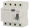 FI/RCD Typ B - Allstromsensitiv - 40A 4-Polig 0,03A / 30mA Fehlerstromschutzschalter VDE Zertifizierung