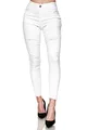 Elara Damen Jeans High Waist Destroyed Chunkyrayan YH 541 White-40 (L)