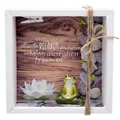 ZauberDeko Geschenkbox Geldgeschenk Verpackung Wellness Entspannung Massage Yoga Frosch