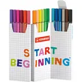 STABILO Pen 68 Filzstifte farbsortiert, 18 St. 6818/8
