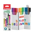 Stabilo Pen 68 Filzstift 18er Zick-Zack-Tischset