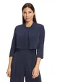 Vera Mont Damen Bolero-Jacke figurbetont Night Sky,40