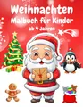 Weihnachten Malbuch für Kinder: Ausmalbuch mit 50 Weihnachts Motiven | Weihnachtsmalbuch für Mädchen und Jungen ab 4 Jahren