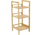 Böttcher-AG Badregal 33322, aus Bambus, 3 Ablagen, braun, (B/T) 30 x 30cm