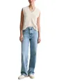 Marc OߴPolo Denim Damen Jeanshose aus Bio-Baumwolle Wide Leg, Blau (Light Blue Multi 20), W29/L32