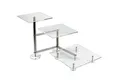 Manschin-Laserdesign Tortenständer Tortenetagere Acryl Etagere Hochzeit 3 Etagen Acrylglas Eckig