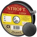 Stroft Angelschnur STROFT Color Monofile Angelschnur Schwarz, 50 m Länge, 0.45 mm Fadendurchmesser, (1-St), 16.0kg Tragkraft schwarz 50 m