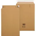 Smartboxpro Versandtaschen 210100925, braun, A3, ohne Fenster, haftklebend, aus Karton, 25 Stück