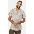Indicode Kurzarmhemd Herren INFrey Herrenhemd Kurzarm (1-tlg) sommerliches Freizeithemd beige L