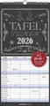 Tafel Timer Familienplaner 2026 - Familienkalender 22x45 cm - 4 Spalten - Kalend