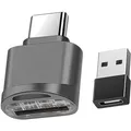 Micro SD Kartenleser USB C Typ C OTG Adapter für MacBook Smartphone Tablet