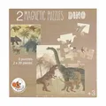 Dino-Magnetpuzzlespiel - Entdecke prähistorische Welten für unterwegs