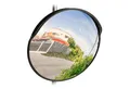 relaxdays Wandspiegel Verkehrsspiegel 60 cm schwarz