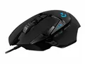 Logitech G502 Hero Maus USB Optisch 16000 DPI rechts Schwarz