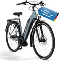 Fischer E-Bike City CITA 2404 Active, Elektrofahrrad für Damen und Herren, RH 43, 688Wh, Mittelmotor 65 Nm, 36 V Akku