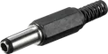 GOOBAY 11123 - Hohlstecker mit Knickschutz Ø außen: 5,5 mm, Ø innen 2,5 mm