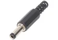 Goobay Goobay DC-Stecker mit Knickschutz - Bohrung 2,5 mm x 5,5 mm USB-Kabel