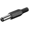 DC-Spannungsversorgungs-Stecker ø2,5x5,5mm mit Kabel-Knickschutz