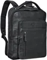 Große Vintage-Laptop-Tasche, 13-14 Zoll, Reisetasche, schwarzes Leder, Herren- und Damen-Tasche