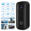 SJCAM C100 Plus Action Cam 4K 30M Wasserdicht MINI Sport Kamera WiFi Helmkamera