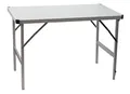 Alu-Klapptisch mit fester Platte 120 x 70 cm