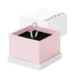 Pandora Erhabenes Rosafarbenes Herz Ring 198421C03 Damenring